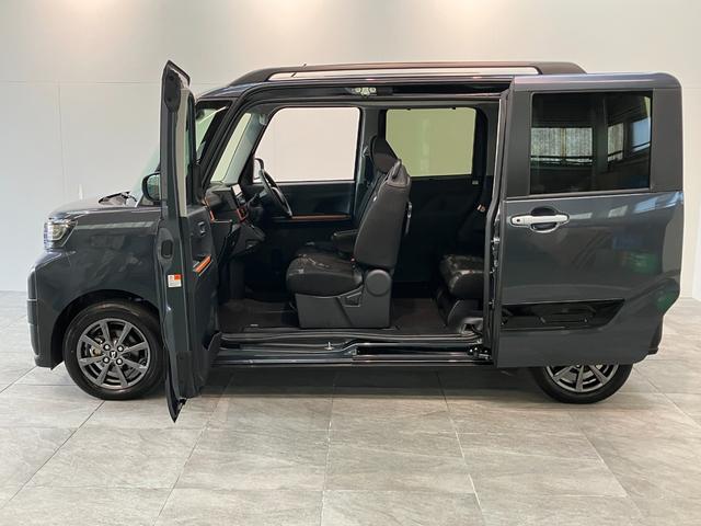 タントファンクロス　９型ディスプレイオーディオ　バックカメラ衝突被害軽減ブレーキ　コーナーセンサー　９型ディスプレイオーディオ　フルセグ　Ｂｌｕｅｔｏｏｔｈ　ＵＳＢ　バックカメラ　両側電動スライドドア　前席シートヒーター　ＬＥＤ　スマートキー　エコアイドル（滋賀県）の中古車