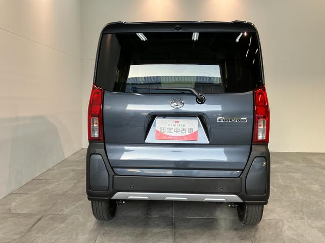 タントファンクロス　９型ディスプレイオーディオ　バックカメラ衝突被害軽減ブレーキ　コーナーセンサー　９型ディスプレイオーディオ　フルセグ　Ｂｌｕｅｔｏｏｔｈ　ＵＳＢ　バックカメラ　両側電動スライドドア　前席シートヒーター　ＬＥＤ　スマートキー　エコアイドル（滋賀県）の中古車