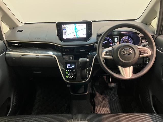 ムーヴカスタムＸリミテッド２ＳＡ３　８型ナビ　パノラマカメラ衝突被害軽減ブレーキ　８インチフルセグナビ　パノラマカメラ　ＤＶＤ再生　Ｂｌｕｅｔｏｏｔｈ　ＵＳＢ　シートヒーター　ＬＥＤヘッドライト　オートライト　オートエアコン　スマートキー　エコアイドル（滋賀県）の中古車