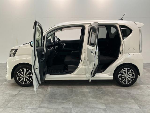 ムーヴカスタムＸリミテッド２ＳＡ３　８型ナビ　パノラマカメラ衝突被害軽減ブレーキ　８インチフルセグナビ　パノラマカメラ　ＤＶＤ再生　Ｂｌｕｅｔｏｏｔｈ　ＵＳＢ　シートヒーター　ＬＥＤヘッドライト　オートライト　オートエアコン　スマートキー　エコアイドル（滋賀県）の中古車