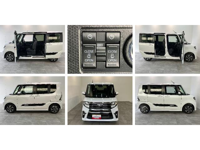 タントカスタムＸスタイルセレクション　フルセグナビ　バックカメラ衝突被害軽減ブレーキ　コーナーセンサー　フルセグナビ　Ｂｌｕｅｔｏｏｔｈ　ＤＶＤ再生　ＵＳＢ　バックカメラ　両側電動スライドドア　前席シートヒーター　ＬＥＤ　オートライト　スマートキー　エコアイドル（滋賀県）の中古車