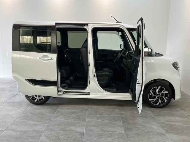 タントカスタムＸスタイルセレクション　フルセグナビ　バックカメラ衝突被害軽減ブレーキ　コーナーセンサー　フルセグナビ　Ｂｌｕｅｔｏｏｔｈ　ＤＶＤ再生　ＵＳＢ　バックカメラ　両側電動スライドドア　前席シートヒーター　ＬＥＤ　オートライト　スマートキー　エコアイドル（滋賀県）の中古車