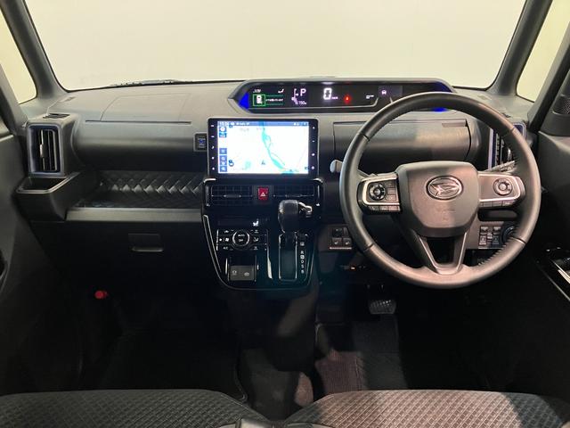 タントカスタムＲＳ　９型ナビ　パノラマカメラ　ドラレコ　クルコン衝突被害軽減ブレーキ　コーナーセンサー　９型フルセグナビ　Ｂｌｕｅｔｏｏｔｈ　ＤＶＤ　ＵＳＢ　パノラマカメラ　前後ドラレコ　両側電動スライドドア　前席シートヒーター　ＬＥＤ　クルーズコントロール（滋賀県）の中古車