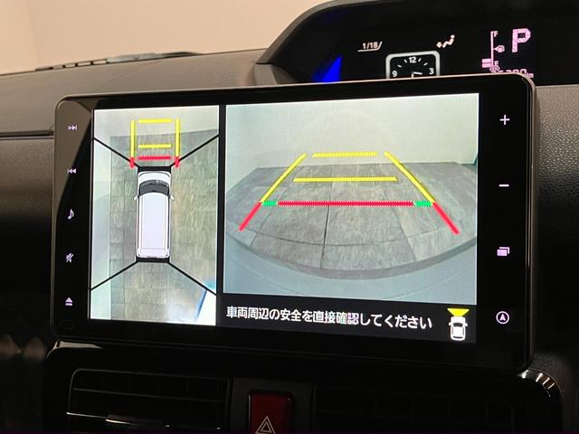 タントカスタムＲＳ　９型ナビ　パノラマカメラ　ドラレコ　クルコン衝突被害軽減ブレーキ　コーナーセンサー　９型フルセグナビ　Ｂｌｕｅｔｏｏｔｈ　ＤＶＤ　ＵＳＢ　パノラマカメラ　前後ドラレコ　両側電動スライドドア　前席シートヒーター　ＬＥＤ　クルーズコントロール（滋賀県）の中古車