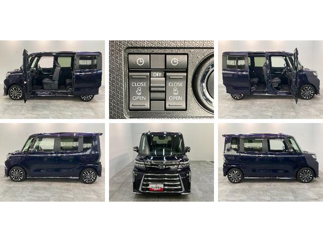 タントカスタムＲＳ　９型ディスプレイオーディオ　駐車支援システム衝突被害軽減ブレーキ　コーナーセンサー　９型ディスプレイオーディオ　フルセグ　Ｂｌｕｅｔｏｏｔｈ　ＵＳＢ　パノラマカメラ　前後ドラレコ　パーキングアシスト　シートヒーター　レーダークルーズコントロール（滋賀県）の中古車