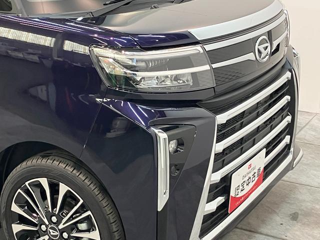 タントカスタムＲＳ　９型ディスプレイオーディオ　駐車支援システム衝突被害軽減ブレーキ　コーナーセンサー　９型ディスプレイオーディオ　フルセグ　Ｂｌｕｅｔｏｏｔｈ　ＵＳＢ　パノラマカメラ　前後ドラレコ　パーキングアシスト　シートヒーター　レーダークルーズコントロール（滋賀県）の中古車