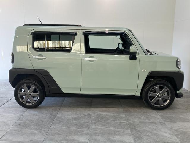 タフトＧターボ　４ＷＤ　９型ディスプレイオーディオ　前後ドラレコ衝突被害軽減ブレーキ　コーナーセンサー　９型ディスプレイオーディオ　フルセグ　バックカメラ　Ｂｌｕｅｔｏｏｔｈ　ＵＳＢ　前後ドラレコ　前席シートヒーター　ＬＥＤ　レーダークルーズコントロール（滋賀県）の中古車
