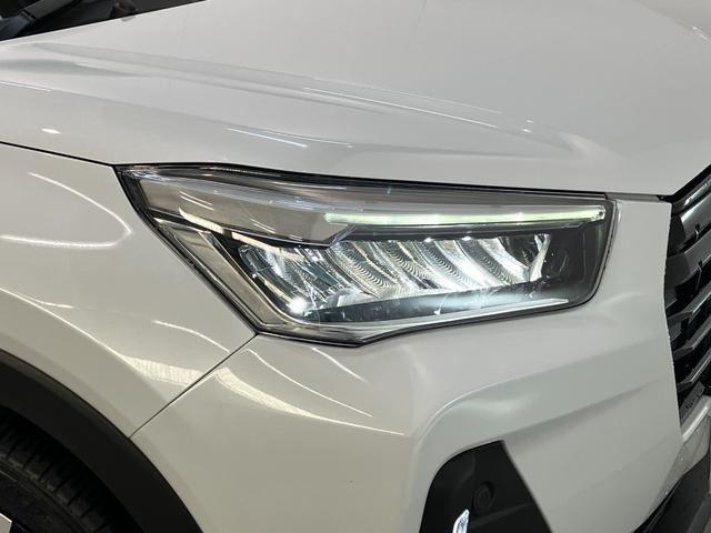 ロッキーレミアムＧ　９型ディスプレイオーディオ　Ｂカメラ　ドラレコ衝突被害軽減ブレーキ　コーナーセンサー　９型ディスプレイオーディオ　フルセグ　バックカメラ　Ｂｌｕｅｔｏｏｔｈ　ＵＳＢ　ドラレコ　ＴＶコントロール　前席シートヒーター　ＬＥＤ　レーダークルコン（滋賀県）の中古車