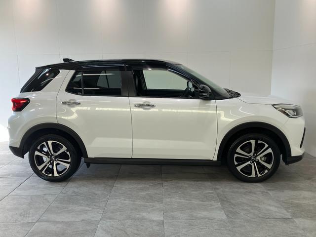 ロッキーレミアムＧ　９型ディスプレイオーディオ　Ｂカメラ　ドラレコ衝突被害軽減ブレーキ　コーナーセンサー　９型ディスプレイオーディオ　フルセグ　バックカメラ　Ｂｌｕｅｔｏｏｔｈ　ＵＳＢ　ドラレコ　ＴＶコントロール　前席シートヒーター　ＬＥＤ　レーダークルコン（滋賀県）の中古車