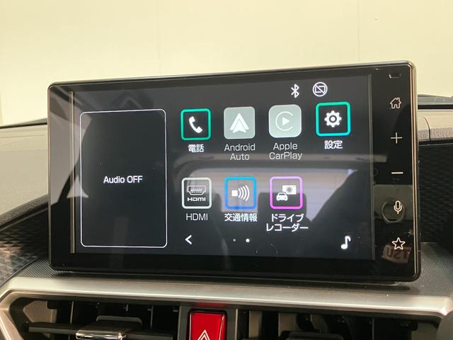 ロッキーレミアムＧ　９型ディスプレイオーディオ　Ｂカメラ　ドラレコ衝突被害軽減ブレーキ　コーナーセンサー　９型ディスプレイオーディオ　フルセグ　バックカメラ　Ｂｌｕｅｔｏｏｔｈ　ＵＳＢ　ドラレコ　ＴＶコントロール　前席シートヒーター　ＬＥＤ　レーダークルコン（滋賀県）の中古車