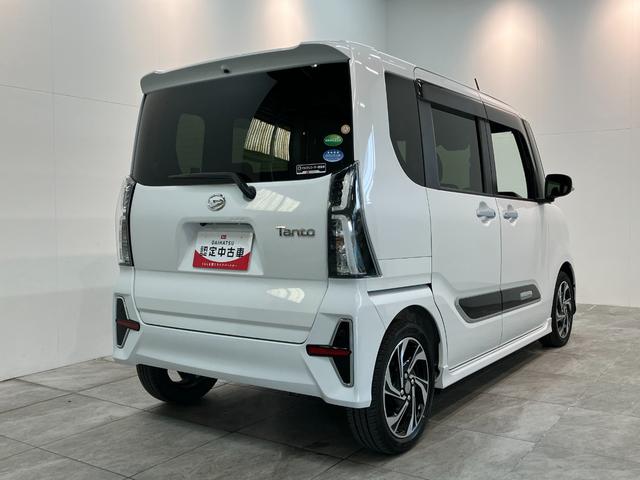 タントカスタムＲＳスタイルセレクション　フルセグナビ　バックカメラ衝突被害軽減ブレーキ　コーナーセンサー　ターボ　フルセグナビ　Ｂｌｕｅｔｏｏｔｈ　ＤＶＤ再生　ＵＳＢ　バックカメラ　ドラレコ　ＥＴＣ　両側電動スライドドア　シートヒーター　ＬＥＤ　レーダークルコン（滋賀県）の中古車
