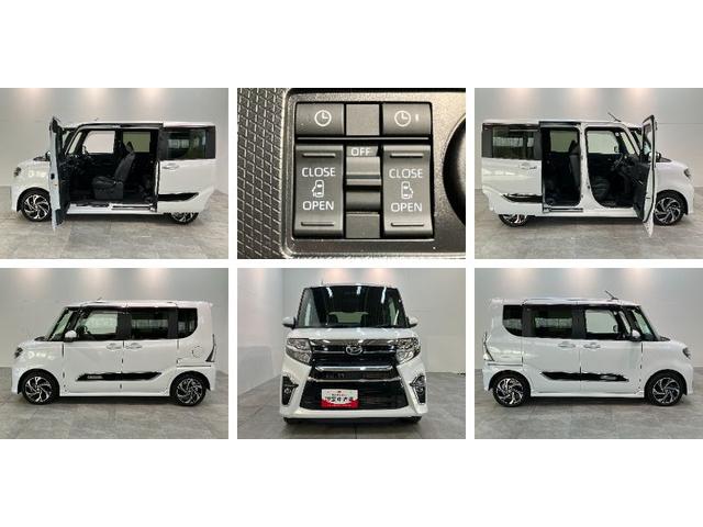 タントカスタムＲＳスタイルセレクション　フルセグナビ　バックカメラ衝突被害軽減ブレーキ　コーナーセンサー　ターボ　フルセグナビ　Ｂｌｕｅｔｏｏｔｈ　ＤＶＤ再生　ＵＳＢ　バックカメラ　ドラレコ　ＥＴＣ　両側電動スライドドア　シートヒーター　ＬＥＤ　レーダークルコン（滋賀県）の中古車