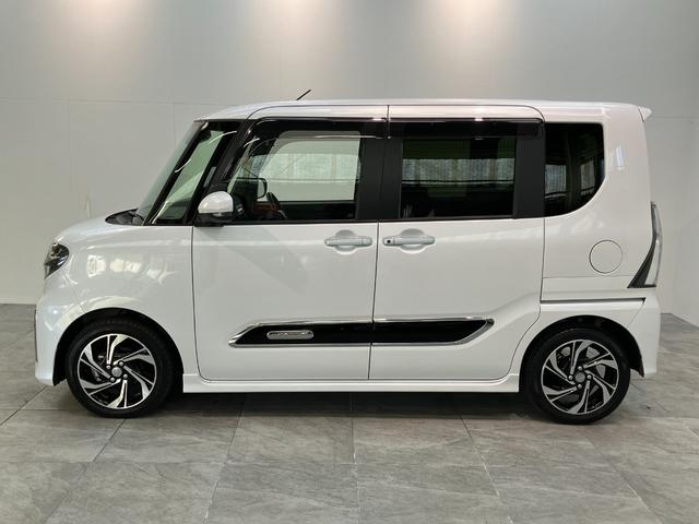 タントカスタムＲＳスタイルセレクション　フルセグナビ　バックカメラ衝突被害軽減ブレーキ　コーナーセンサー　ターボ　フルセグナビ　Ｂｌｕｅｔｏｏｔｈ　ＤＶＤ再生　ＵＳＢ　バックカメラ　ドラレコ　ＥＴＣ　両側電動スライドドア　シートヒーター　ＬＥＤ　レーダークルコン（滋賀県）の中古車