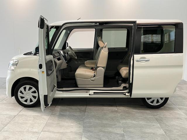 タントX SA 8型ナビ スマートキー 左側電動スライドドア衝突被害軽減ブレーキ 8型フルセグナビ Bluetooth DVD再生 USB 左側電動スライドドア オートライト オートエアコン スマートキー 電動格納式ミラー マニュアルレベリング エコアイドル(滋賀県)の中古車