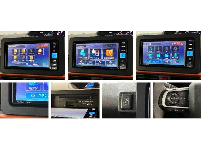 タントファンクロス　フルセグナビ　パノラマカメラ　前後ドラレコ衝突被害軽減ブレーキ　コーナーセンサー　フルセグナビ　Ｂｌｕｅｔｏｏｔｈ　ＤＶＤ　ＵＳＢ　パノラマカメラ　前後ドラレコ　両側電動スライドドア　シートヒーター　ＬＥＤ　スマートキー　タイヤ４本新品交換済（滋賀県）の中古車