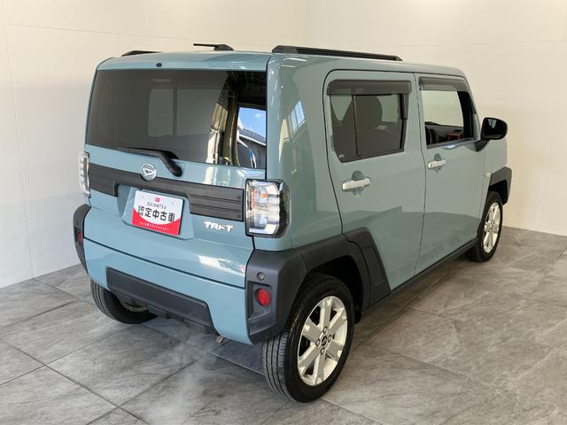 タフトＧ　フルセグナビ　バックカメラ　シートヒーター　車検整備付衝突被害軽減ブレーキ　コーナーセンサー　フルセグナビ　バックカメラ　ＤＶＤ再生　Ｂｌｕｅｔｏｏｔｈ　ＵＳＢ　前席シートヒーター　電動パーキングブレーキ　スカイフィールトップ　ＬＥＤ　オートエアコン（滋賀県）の中古車