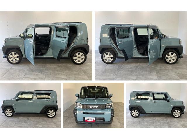 タフトＧ　フルセグナビ　バックカメラ　シートヒーター　車検整備付衝突被害軽減ブレーキ　コーナーセンサー　フルセグナビ　バックカメラ　ＤＶＤ再生　Ｂｌｕｅｔｏｏｔｈ　ＵＳＢ　前席シートヒーター　電動パーキングブレーキ　スカイフィールトップ　ＬＥＤ　オートエアコン（滋賀県）の中古車