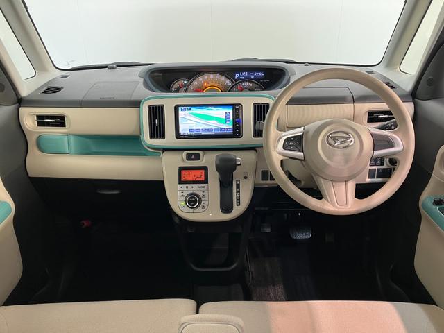 ムーヴキャンバスＧメイクアップＳＡ２　フルセグナビ　Ｐカメラ　両側パワスラ衝突被害軽減ブレーキ　フルセグナビ　パノラマカメラ　ＤＶＤ再生　Ｂｌｕｅｔｏｏｔｈ　ＵＳＢ　両側電動スライドドア　ＬＥＤヘッドライト　オートライト　オートエアコン　電動格納式ミラー　エコアイドル（滋賀県）の中古車