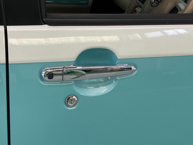 ムーヴキャンバスＧメイクアップＳＡ２　フルセグナビ　Ｐカメラ　両側パワスラ衝突被害軽減ブレーキ　フルセグナビ　パノラマカメラ　ＤＶＤ再生　Ｂｌｕｅｔｏｏｔｈ　ＵＳＢ　両側電動スライドドア　ＬＥＤヘッドライト　オートライト　オートエアコン　電動格納式ミラー　エコアイドル（滋賀県）の中古車