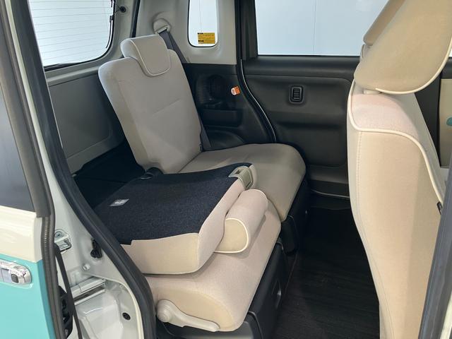 ムーヴキャンバスＧメイクアップＳＡ２　フルセグナビ　Ｐカメラ　両側パワスラ衝突被害軽減ブレーキ　フルセグナビ　パノラマカメラ　ＤＶＤ再生　Ｂｌｕｅｔｏｏｔｈ　ＵＳＢ　両側電動スライドドア　ＬＥＤヘッドライト　オートライト　オートエアコン　電動格納式ミラー　エコアイドル（滋賀県）の中古車