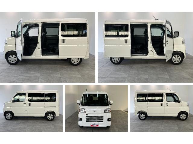 ハイゼットカーゴクルーズターボ コーナーセンサー スマートキー LED衝突被害軽減ブレーキ スマアシ コーナーセンサー ターボ スマートキー 前席パワーウインドウ CDステレオ 両側スライドドア LEDヘッドライト オートライト 電動格納式ミラー マニュアルエアコン(滋賀県)の中古車