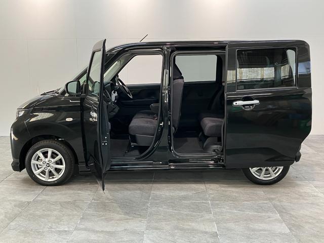 ムーヴＧ　左側電動スライドドア　スマートキー　届出済未使用車衝突被害軽減ブレーキ　コーナーセンサー　バックカメラ（ナビ装着時用）　左側電動スライドドア　ＬＥＤヘッドライト　オートライト　オートエアコン　電動パーキングブレーキ　スマートキー　エコアイドル（滋賀県）の中古車