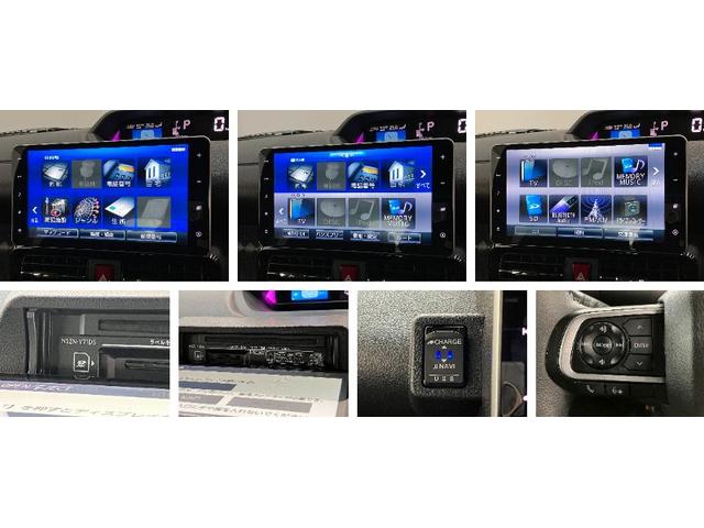 タントカスタムＲＳスタイルセレクション　９型ナビ　前後ドラレコ衝突被害軽減ブレーキ　コーナーセンサー　ターボ　９型フルセグナビ　Ｂｌｕｅｔｏｏｔｈ　ＤＶＤ再生　ＵＳＢ　Ｂカメラ　前後ドラレコ　両側電動スライドＤ　前席シートヒーター　レーダークルーズコントロール（滋賀県）の中古車