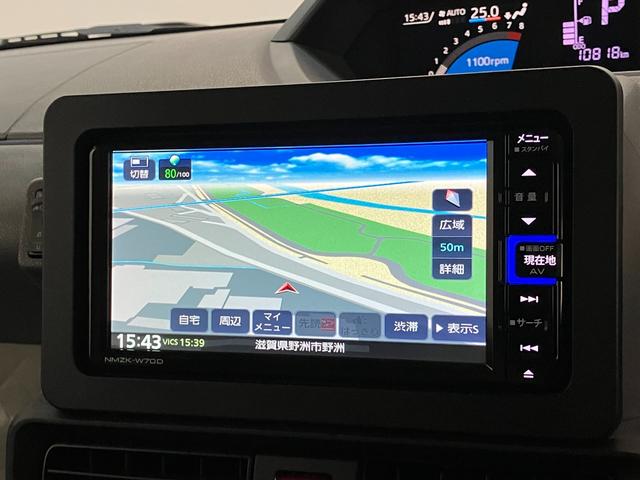 タントスローパーＸ　フルセグナビ　パノラマカメラ　駐車支援システム車いす乗降車　衝突被害軽減ブレーキ　コーナーセンサー　フルセグナビ　Ｂｌｕｅｔｏｏｔｈ　ＤＶＤ　ＵＳＢ　パノラマカメラ　ＥＴＣ　左側電動スライドドア　前席シートヒーター　ＬＥＤ　駐車支援システム（滋賀県）の中古車