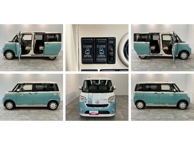 ムーヴキャンバスＧメイクアップＳＡ３　８型ナビ　初音ミクリミテッドＰＫＧ衝突被害軽減ブレーキ　８型フルセグナビ　パノラマカメラ　ＤＶＤ再生　Ｂｌｕｅｔｏｏｔｈ　ＵＳＢ　ドラレコ　ＥＴＣ　ＬＥＤヘッドライト　オートライト　オートエアコン　スマートキー　エコアイドル（滋賀県）の中古車