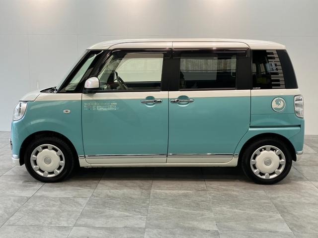 ムーヴキャンバスＧメイクアップＳＡ３　８型ナビ　初音ミクリミテッドＰＫＧ衝突被害軽減ブレーキ　８型フルセグナビ　パノラマカメラ　ＤＶＤ再生　Ｂｌｕｅｔｏｏｔｈ　ＵＳＢ　ドラレコ　ＥＴＣ　ＬＥＤヘッドライト　オートライト　オートエアコン　スマートキー　エコアイドル（滋賀県）の中古車