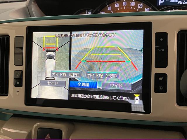 ムーヴキャンバスＧメイクアップＳＡ３　８型ナビ　初音ミクリミテッドＰＫＧ衝突被害軽減ブレーキ　８型フルセグナビ　パノラマカメラ　ＤＶＤ再生　Ｂｌｕｅｔｏｏｔｈ　ＵＳＢ　ドラレコ　ＥＴＣ　ＬＥＤヘッドライト　オートライト　オートエアコン　スマートキー　エコアイドル（滋賀県）の中古車