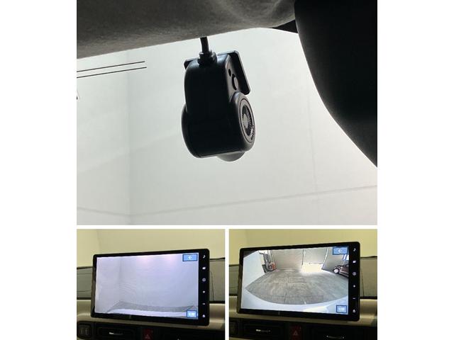 ムーヴキャンバスストライプスＧターボ　１０型ナビ　バックカメラ　前後ドラレコ衝突被害軽減ブレーキ　コーナーセンサー　１０型フルセグナビ　Ｂカメラ　ＤＶＤ　Ｂｌｕｅｔｏｏｔｈ　ＵＳＢ　ドラレコ　ＥＴＣ　前席シートヒーター　両側電動スライド　ＬＥＤ　レーダークルーズコントロール（滋賀県）の中古車