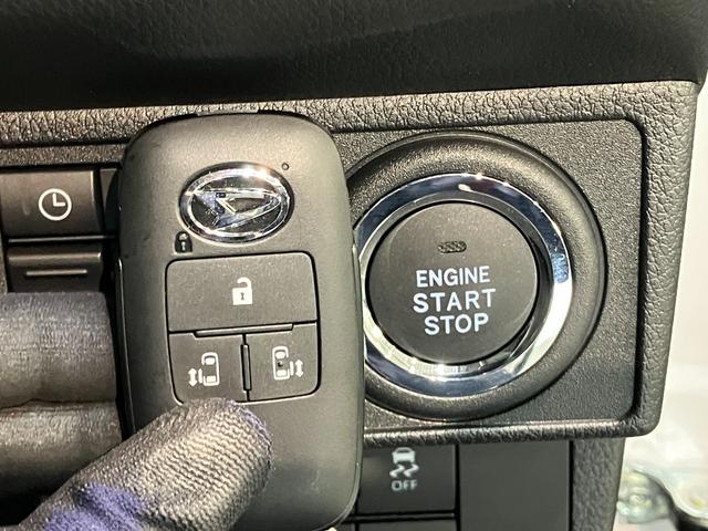 ムーヴキャンバスストライプスＧターボ　１０型ナビ　バックカメラ　前後ドラレコ衝突被害軽減ブレーキ　コーナーセンサー　１０型フルセグナビ　Ｂカメラ　ＤＶＤ　Ｂｌｕｅｔｏｏｔｈ　ＵＳＢ　ドラレコ　ＥＴＣ　前席シートヒーター　両側電動スライド　ＬＥＤ　レーダークルーズコントロール（滋賀県）の中古車