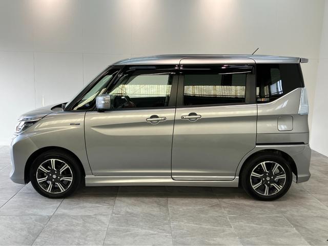 ソリオバンディットハイブリッドＳＶ　８型ナビ　パノラマカメラ　レーダークルコン衝突被害軽減ブレーキ　８型フルセグナビ　パノラマカメラ　ドラレコ　ＥＴＣ　ＤＶＤ　Ｂｌｕｅｔｏｏｔｈ　ＵＳＢ　シートヒーター　レーダークルーズコントロール　パドルシフト　左側電動スライド　スマートキー（滋賀県）の中古車