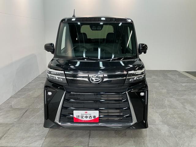 タントカスタムＸ　４ＷＤ　フルセグナビ　パノラマカメラ　車検整備付衝突被害軽減ブレーキ　コーナーセンサー　フルセグナビ　Ｂｌｕｅｔｏｏｔｈ　ＤＶＤ再生　ＵＳＢ　パノラマカメラ　両側電動スライドドア　前席シートヒーター　ＬＥＤ　スマートキー　エコアイドル　４ＷＤ（滋賀県）の中古車