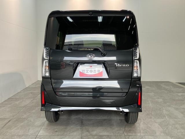 タントカスタムＸ　４ＷＤ　フルセグナビ　パノラマカメラ　車検整備付衝突被害軽減ブレーキ　コーナーセンサー　フルセグナビ　Ｂｌｕｅｔｏｏｔｈ　ＤＶＤ再生　ＵＳＢ　パノラマカメラ　両側電動スライドドア　前席シートヒーター　ＬＥＤ　スマートキー　エコアイドル　４ＷＤ（滋賀県）の中古車
