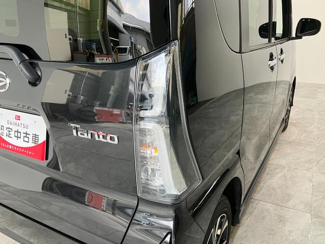 タントカスタムＸ　４ＷＤ　フルセグナビ　パノラマカメラ　車検整備付衝突被害軽減ブレーキ　コーナーセンサー　フルセグナビ　Ｂｌｕｅｔｏｏｔｈ　ＤＶＤ再生　ＵＳＢ　パノラマカメラ　両側電動スライドドア　前席シートヒーター　ＬＥＤ　スマートキー　エコアイドル　４ＷＤ（滋賀県）の中古車