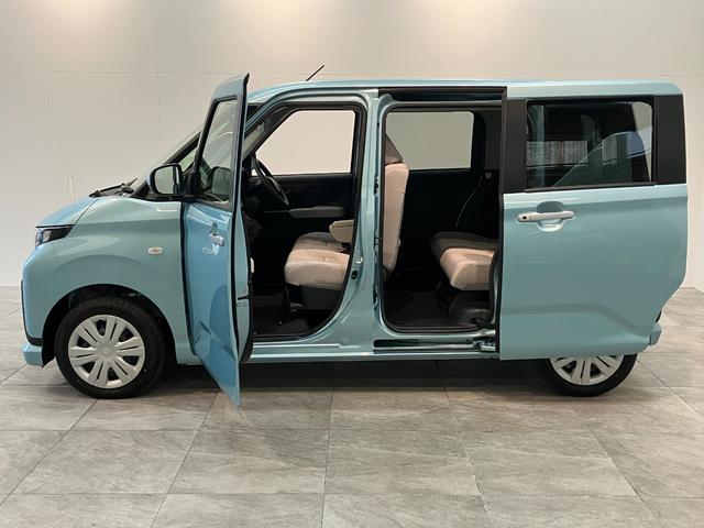 ムーヴＸ　左側電動スライドドア　スマートキー　走行５００ＫＭ弱衝突被害軽減ブレーキ　コーナーセンサー　バックカメラ（ナビ装着時用）　左側電動スライドドア　ＬＥＤヘッドライト　オートライト　オートエアコン　電動格納式ミラー　スマートキー　エコアイドル（滋賀県）の中古車