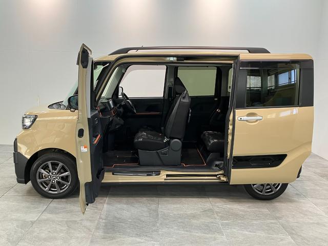 タントファンクロス　フルセグナビ　パノラマカメラ　ドラレコ衝突被害軽減ブレーキ　コーナーセンサー　フルセグナビ　Ｂｌｕｅｔｏｏｔｈ　ＤＶＤ再生　ＵＳＢ　パノラマカメラ　前後ドラレコ　両側電動スライドドア　前席シートヒーター　ＬＥＤ　オートライト　スマートキー（滋賀県）の中古車