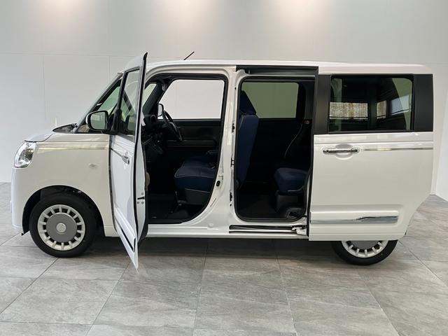 ムーヴキャンバスセオリーＧ　９型ディスプレイオーディオ　両側電動スライドドア衝突被害軽減ブレーキ　コーナーセンサー　９型ディスプレイオーディオ　フルセグ　Ｂｌｕｅｔｏｏｔｈ　ＵＳＢ　バックカメラ　両側電動スライドドア　前席シートヒーター　ＬＥＤ　ワイヤレス充電器　エコアイドル（滋賀県）の中古車