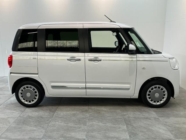 ムーヴキャンバスセオリーＧ　９型ディスプレイオーディオ　両側電動スライドドア衝突被害軽減ブレーキ　コーナーセンサー　９型ディスプレイオーディオ　フルセグ　Ｂｌｕｅｔｏｏｔｈ　ＵＳＢ　バックカメラ　両側電動スライドドア　前席シートヒーター　ＬＥＤ　ワイヤレス充電器　エコアイドル（滋賀県）の中古車