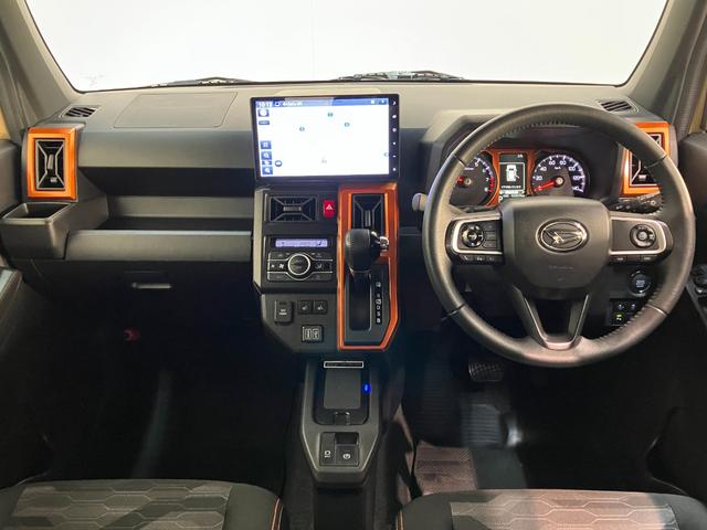 タフトＧターボ　４ＷＤ　１０型ナビ　パノラマカメラ　前後ドラレコ衝突被害軽減ブレーキ　コーナーセンサー　１０型フルセグナビ　パノラマカメラ　ＤＶＤ　Ｂｌｕｅｔｏｏｔｈ　ＵＳＢ　前後ドラレコ　前席シートヒーター　ＬＥＤ　レーダークルーズコントロール　ターボ　４ＷＤ（滋賀県）の中古車