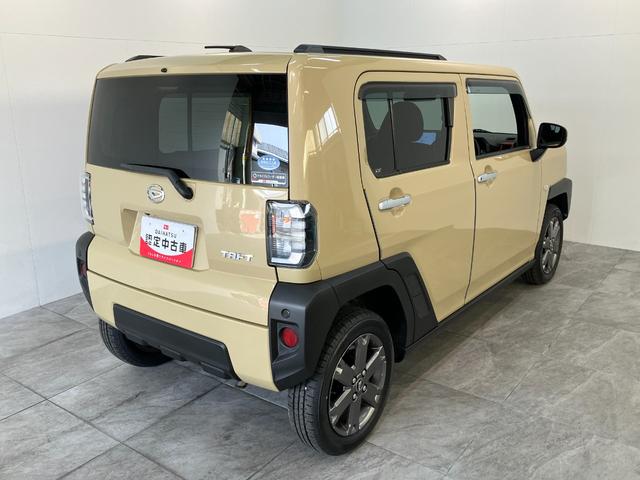 タフトＧターボ　４ＷＤ　１０型ナビ　パノラマカメラ　前後ドラレコ衝突被害軽減ブレーキ　コーナーセンサー　１０型フルセグナビ　パノラマカメラ　ＤＶＤ　Ｂｌｕｅｔｏｏｔｈ　ＵＳＢ　前後ドラレコ　前席シートヒーター　ＬＥＤ　レーダークルーズコントロール　ターボ　４ＷＤ（滋賀県）の中古車
