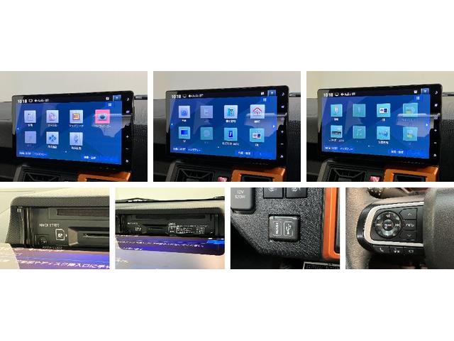 タフトＧターボ　４ＷＤ　１０型ナビ　パノラマカメラ　前後ドラレコ衝突被害軽減ブレーキ　コーナーセンサー　１０型フルセグナビ　パノラマカメラ　ＤＶＤ　Ｂｌｕｅｔｏｏｔｈ　ＵＳＢ　前後ドラレコ　前席シートヒーター　ＬＥＤ　レーダークルーズコントロール　ターボ　４ＷＤ（滋賀県）の中古車