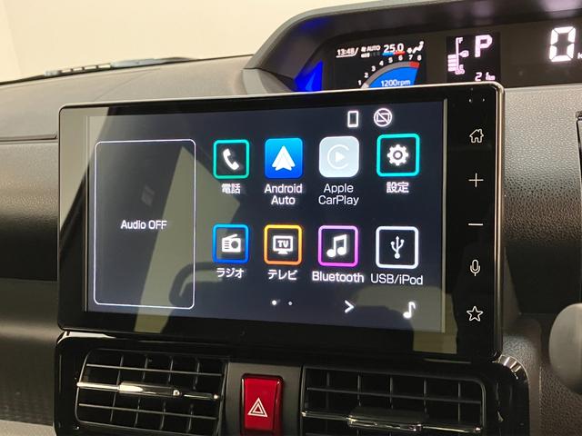 タントカスタムＸ　９型ディスプレイオーディオ　届出済未使用車衝突被害軽減ブレーキ　コーナーセンサー　９型ディスプレイオーディオ　フルセグ　Ｂｌｕｅｔｏｏｔｈ　ＵＳＢ　バックカメラ　両側電動スライドドア　前席シートヒーター　ＬＥＤ　スマートキー　エコアイドル（滋賀県）の中古車
