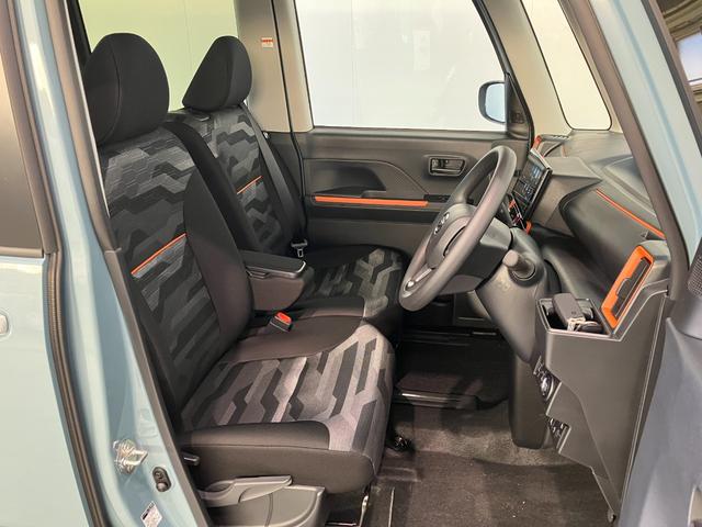 タントファンクロス　９型ディスプレイオーディオ　届出済未使用車衝突被害軽減ブレーキ　コーナーセンサー　９型ディスプレイオーディオ　フルセグ　Ｂｌｕｅｔｏｏｔｈ　ＵＳＢ　バックカメラ　両側電動スライドドア　前席シートヒーター　ＬＥＤ　スマートキー　エコアイドル（滋賀県）の中古車