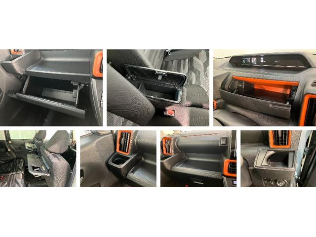 タントファンクロス　９型ディスプレイオーディオ　届出済未使用車衝突被害軽減ブレーキ　コーナーセンサー　９型ディスプレイオーディオ　フルセグ　Ｂｌｕｅｔｏｏｔｈ　ＵＳＢ　バックカメラ　両側電動スライドドア　前席シートヒーター　ＬＥＤ　スマートキー　エコアイドル（滋賀県）の中古車