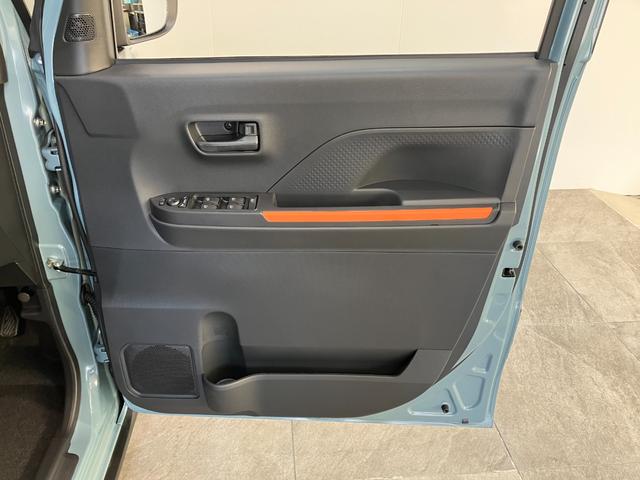 タントファンクロス　９型ディスプレイオーディオ　届出済未使用車衝突被害軽減ブレーキ　コーナーセンサー　９型ディスプレイオーディオ　フルセグ　Ｂｌｕｅｔｏｏｔｈ　ＵＳＢ　バックカメラ　両側電動スライドドア　前席シートヒーター　ＬＥＤ　スマートキー　エコアイドル（滋賀県）の中古車