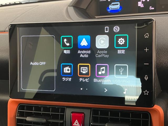 タントファンクロス　９型ディスプレイオーディオ　届出済未使用車衝突被害軽減ブレーキ　コーナーセンサー　９型ディスプレイオーディオ　フルセグ　Ｂｌｕｅｔｏｏｔｈ　ＵＳＢ　バックカメラ　両側電動スライドドア　前席シートヒーター　ＬＥＤ　スマートキー　エコアイドル（滋賀県）の中古車