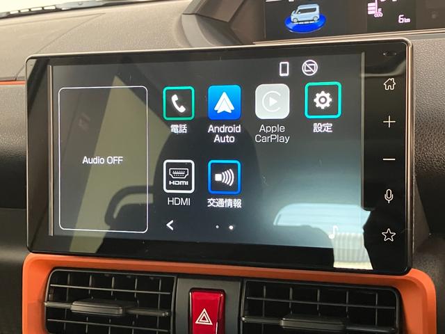 タントファンクロス　９型ディスプレイオーディオ　届出済未使用車衝突被害軽減ブレーキ　コーナーセンサー　９型ディスプレイオーディオ　フルセグ　Ｂｌｕｅｔｏｏｔｈ　ＵＳＢ　バックカメラ　両側電動スライドドア　前席シートヒーター　ＬＥＤ　スマートキー　エコアイドル（滋賀県）の中古車